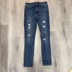 Abercrombie & Fitch Jeans Women's 26 2S Blue High Rise Super Skinny